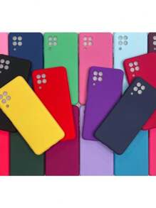 Capa Capinha Compatível com Samsung Silicone Aveludado Para M15/M34/M14/M54/M31/M21S/M32/M51/M62/M53/M33/M52/M13 - Vermelho - Visão 6