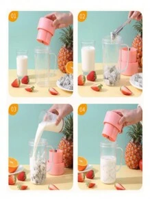 Mini Portable Blender Cup Mug Juicer Mixer 420ml USB Charger - 彩色 - 查看 9