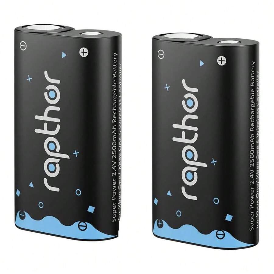 Xbox One Battery Pack 2x2500mAh Rechargeable Battery For Xbox One/Xbox One S/Xbox One X/Xbox Series S/X Wireless Controller - BG001 2 batteries - View 1