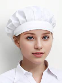 中性廚師網帽，廚師帽，廚師帽，廚房帽，烹飪帽，烘焙帽，餐廳帽/帽，網帽，食品帽，餐飲帽，網格網帽