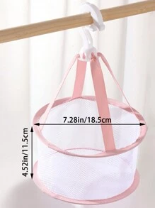 1pc Makeup Sponge Drying Holder, Women's Foldable & Reusable Fabric Mesh Pouch For Drying Cosmetic Puffs & Brushes, Dustproof Drying Net, Anti-Mold Cushion Drying Basket, Makeup Brush Cleaning Sponge Drying Tool, Makeup Sponge Mesh Pouch