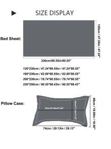 Bộ ga trải giường in hoa 3 món (không bao gồm ruột chăn, có vỏ gối), chất liệu 100% polyester, có thể giặt, mềm mại và bền, phù hợp cho phòng ngủ hoặc phòng khách, phong cách tối giản hiện đại. - Màu be - Xem 3