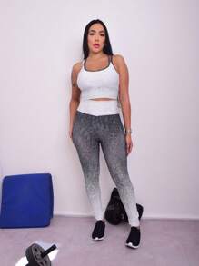 Women Sports Leggings - trắng - Xem 3