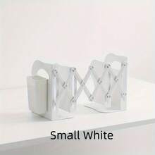 1pc Plastic Stretchable Bookshelf, Simple Book Organizer Shelf For Home, Office, School - Perfect For Organizing Books And Supplies On Desk - Multicolor - View 3