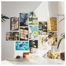 Paper Card  Postcards, Picture Frames, Wall Stickers  Wall Decoration 30PCS  Send Round Sticker - Multicolor - View 4
