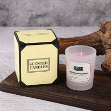 1 件新款 2024 黑/白杯玻璃罐香薰蜡烛，植物蜡香味蜡烛，送给女性朋友、母亲、女朋友、妻子、父亲、女儿、儿子、圣诞礼物、无烟香薰蜡烛、房间装饰、礼物的理想礼物 - 多色 - 查看 20