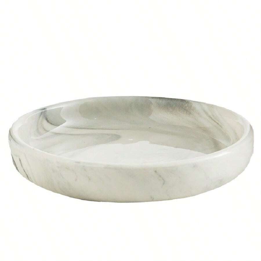 1 chiếc đĩa đựng xà phòng bằng gốm sứ họa tiết đá cẩm thạch dùng trang trí phòng tắm nhà cửa trang trí mùa thu trở lại trường học - Nhiều màu - Xem 1