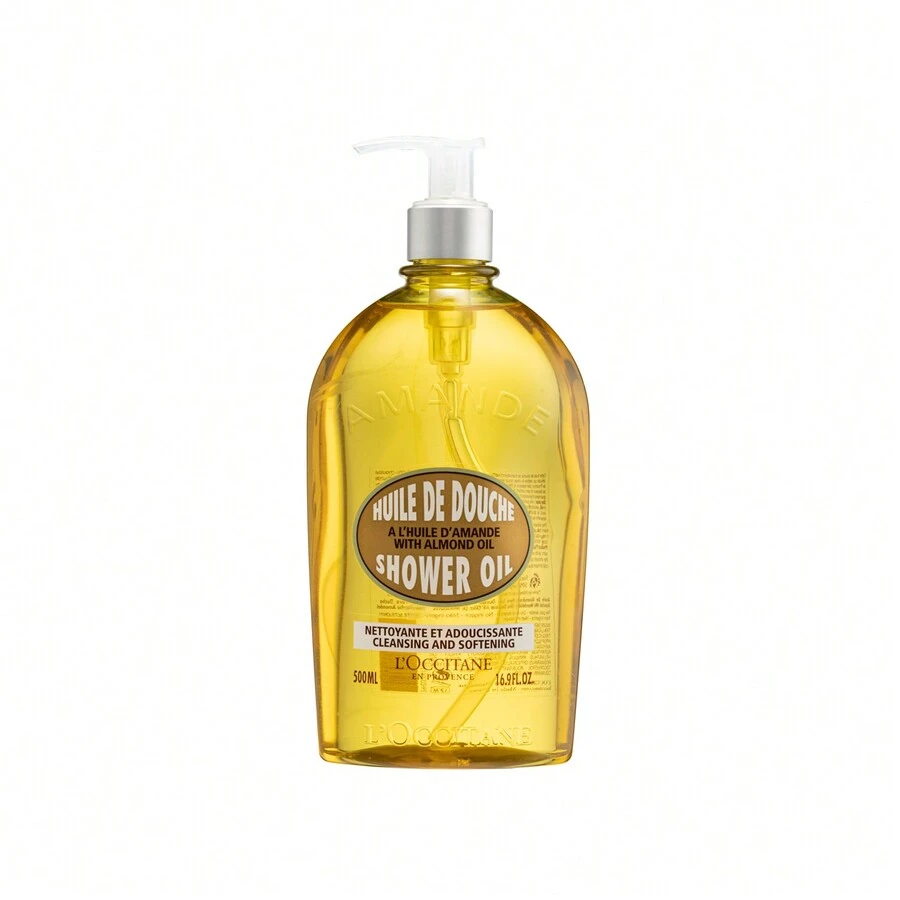 Cleansing & Softening Almond Shower Oil By L'Occitane 16.9OZ/500ML - Oil-To-Milky Lather, Softer Skin, Smooth Skin, Cleanse Without Drying, With Almond Oil - 如圖 - 查看 1