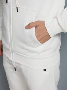 Men Outerwear Co-Ords - 白色 - 查看 4