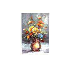 1入組無框畫布，現代艺术花卉油畫，用于客厅装饰，红色雏菊墙艺术，家庭及办公室艺术装饰，经典花卉图像再现，印刷艺术海报 - 彩色 - 查看 7