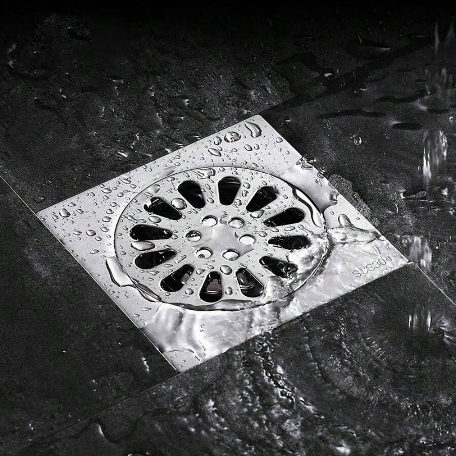 1 Piece, Stainless Steel Floor Drain Cover, Overflow Round Anti