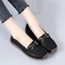 New Women's Slip-Resistant Soft-Sole Loafers, Durable Flat Shoes For Moms