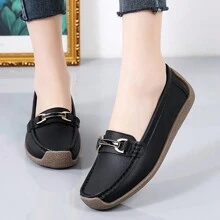 New Women's Slip-Resistant Soft-Sole Loafers, Durable Flat Shoes For Moms