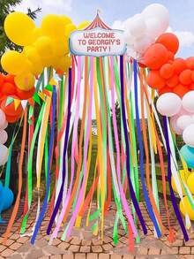 8卷656ft花紙裝飾紙帶，彩虹裝飾紙卷裝組，用於派對背景、生日派對、婚禮裝飾、粉彩紙DIY藝術工藝用品。 - 皺紋紙彩帶 - 查看 2