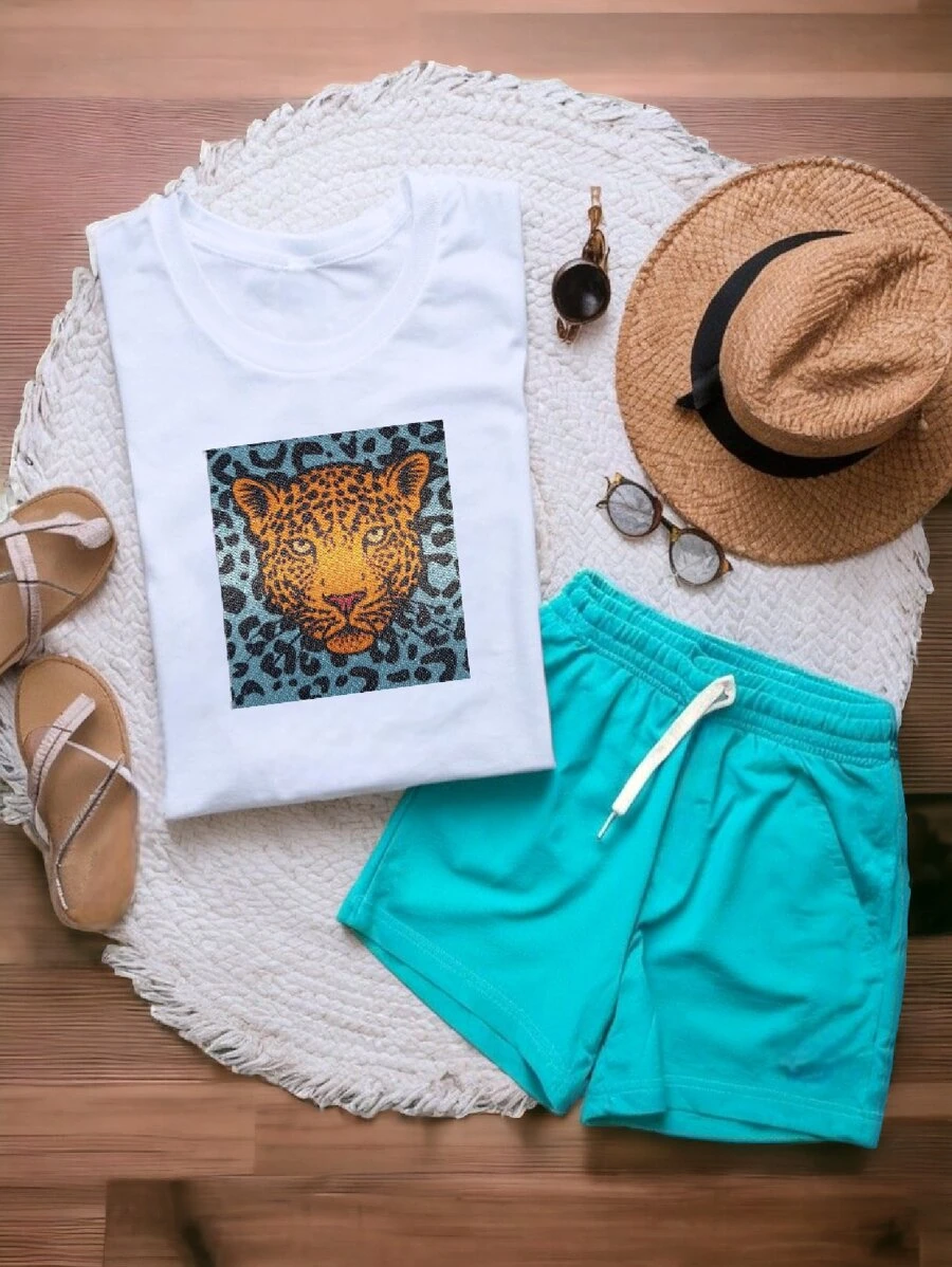 Women Two-Piece Outfits - Mint Green - View 1