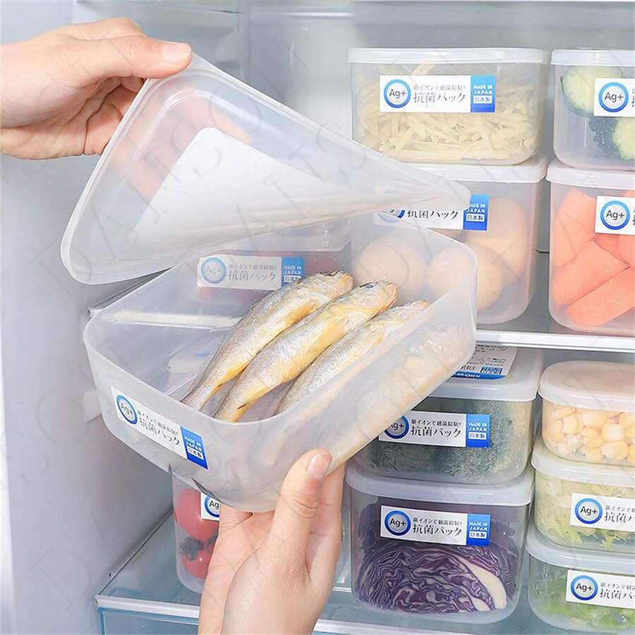 Silver Ion Antibacterial Crisper Refrigerator Special Meat Frozen Sealed Storage,Storage,Kitchen Organiser,Kitchen Items,Room Decor,Home Decor. - White - View 1