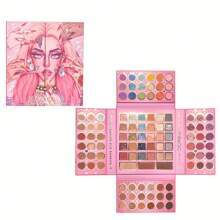 1入組KEVIN&COCO 105色眼影盤，霧面和閃爍，高色素化妝盤，提亮膚色和修正色彩 - 多色 - 查看 15