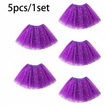 1pc/3pcs/5pcs Neon 80s Tutu Skirt, 3-Layers, For Princess Dress Up, Party, Performance, Christmas, Festival, Mardi Gras, Ballet Performance, Party Gift - Mesh Tutu Skirt - View 48