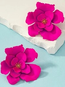 1 Paar elegante romantische süße Blumen Ohrstecker im Urlaubsstil für Frauen, geeignet für Festivals, Geburtstage, Dates, Tänze, Bankette, Hochzeiten, Partys, Urlaub, Einkaufen, tägliche Wege Valentinstag, Muttertag, Mutter, Geschenk