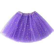 1pc/3pcs/5pcs Neon 80s Tutu Skirt, 3-Layers, For Princess Dress Up, Party, Performance, Christmas, Festival, Mardi Gras, Ballet Performance, Party Gift - Mesh Tutu Skirt - View 31