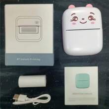 新款迷你便攜式口袋熱敏移動打印機貼紙USB照片打印機，熱感式黑白打印 - 彩色 - 查看 16