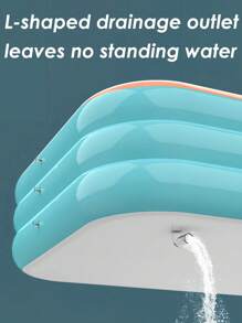 4層充氣泳池，全尺寸加厚充氣泳池，成人用，戶外，花園，後院 - 彩色 - 查看 4