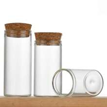 5支玻璃試管，帶木塞封口 - 白色 - 查看 7