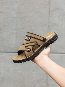 Men Plus Size Unisex Flat Casual Sandals Non-Slip Outdoor Beach Buckle Slippers Fashionable And Comfortable Japanese-Style PVC Shoes