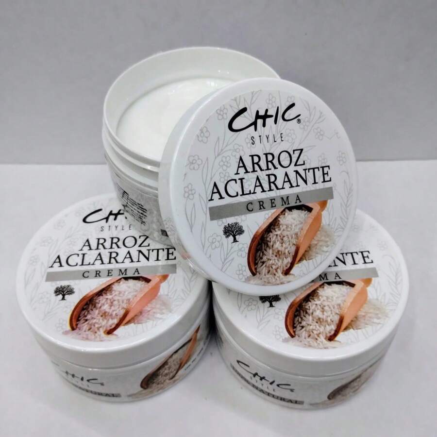 Crema facial aclarante de arroz - Blanco - Ver 1