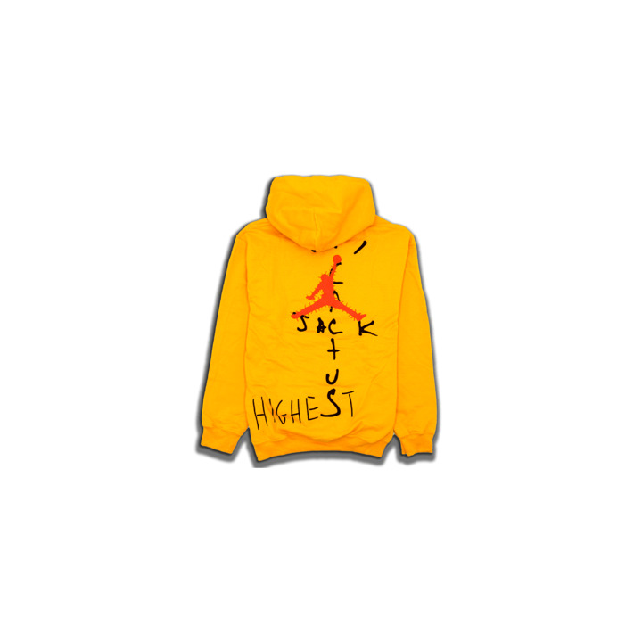 Travis Scott Jordan Cactus Jack Highest Hoodie Gold (83665