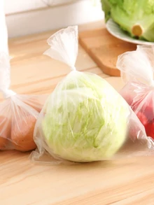 A Roll Of Transparent Food Storage Bag, Kitchen Use Disposable Plastic Simple Food Storage Bag - Fresh-keeping Bag - View 5