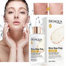 1瓶100ml米糠原液，含玻尿酸保濕精華，滋潤保濕、提亮膚色、淡化、幫助收縮毛孔，使肌膚更加柔嫩光滑 - 白色 - 查看 1