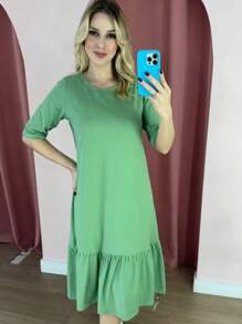 Women Dresses - 薄荷綠 - 查看 1