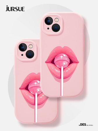 JURSUE Custodia per telefono JURSUE, di moda, carina, antiurto e morbida, compatibile con 17 Air 16 15 14 13 12 11 Pro Max SE 2020 X XR XS 8 7 Plus Z1221