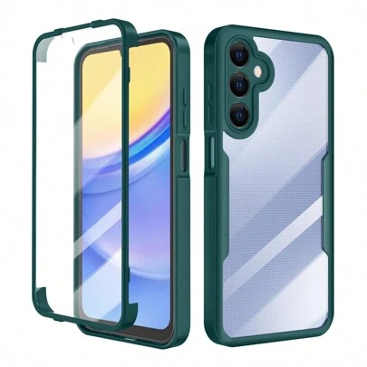 Hadaasi 1个绿色防震360度全包覆TPU+PC双层亚克力保护壳，兼容三星Galaxy S26 Ultra/S26 Plus/S26/M36/S25 FE、苹果17 Pro/17 Pro Max/17 Air/17、OPPO Reno 14 Pro、荣耀400/400 Pro/400 Lite、OPPO Reno 14 F、Infinix Hot 60 Pro/Hot 60 Pro+、红米15C