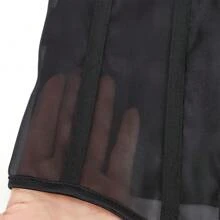 Cinturón de corsé, entrenador de cintura con control de abdomen, cinturón de cintura con chaleco moldeador corporal, para accesorios de mujer para vestido estilo western, vaquera, campestre, vintage, color negro.