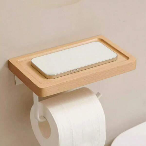 Suporte para Papel Higiênico, Porta Lenço de Papel, Suporte de Papel Toalha Montado na Parede, Porta Rolo de Lenço para Decoração de Banheiro Verão
