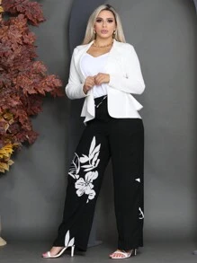 Women Blazers - 白色 - 查看 3