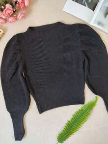 Women Sweaters - 黑色 - 查看 2