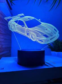 1pc Soccer Series Creative 3D Night Light, Room Ambient Multicolor Lamp, Gift For Soccer Fans - Black Touch Colorful - View 4