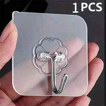 30/10 件粘性挂钩厨房墙壁挂钩，免钉粘性衣架带不锈钢挂钩，重型挂钩，用于悬挂毛巾衣服杯钩，浴室配件自粘式，适用于浴室、卧室、办公室、厨房储物整理器，时尚设计，耐用塑料 - 圣诞节、万圣节、情人节的完美礼物