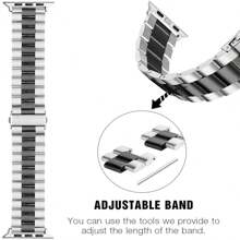 1pc Women's And Men's AppleWatch Band Replaceable Strap Wristband, Stainless Steel Adjustable Quick Release Waterproof Breathable Bracelet Compatible With Apple Watch Strap 38mm 40mm 41mm 42mm 44mm 45mm 49mm 46mm S10, Fashionable Casual Sport Bracelet Compatible With Apple Watch Bands Ultra 9 8 7 6 5 4 3 2 1 SE Smartwatch Accessories For Daily,Party,Summer Back To School Perfect Gift For Mother, Father, Lover, Student