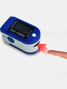 Oximetro Saturometro Pulsometro Pediátrico Y Para Adultos - Azul y blanco - Ver 5