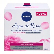 Nivea Gel Cream Hydration 48 Hours With Rose Water (50ml) - Multicolor - View 6