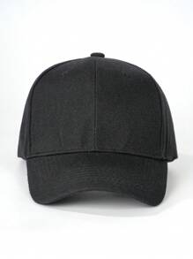 1 Miếng Không giới tính Đầu phẳng Mũ bóng chày , Mũ chống nắng , Ngoài trời Có thể điều chỉnh Giải trí Mũ lưỡi trai , Thích hợp Cho mùa xuân , Mùa thu , Mùa hè Du lịch , bờ biển Kỳ nghỉ In Y2K Phong cách - màu đen - Xem 2