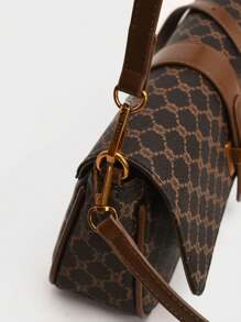Dedoo 1pc Handbag 2024 New Fashion Handbag Joker Cowboy Long Stick Handbag 2024 New Advanced Texture Niche Original Shoulder And Underarm Slung, Suitable For Travel, Dating, Shopping, White-Collar Workers To Wear, Send Girlfriends Girlfriends And Other Scenarios. - Multicolor - View 6