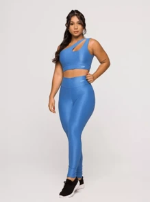 LOT FITNESS Women Sports Sets - Blue - View 1
