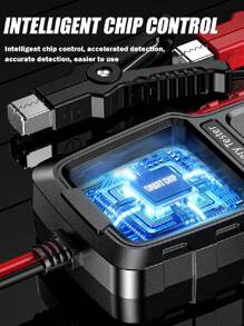 12V 24V Di Động Chuyên Nghiệp Kiểm Tra Pin Ô Tô Cca Kỹ Thuật Số Pin Máy Phân Tích Đo Công Cụ Chẩn Đoán Cho Pin Chì-axit - Màu vàng - Xem 5
