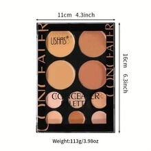 Corrector De 10 Colores Maquillaje Profesional Paleta Ojeras - 01 Netural - Ver 7