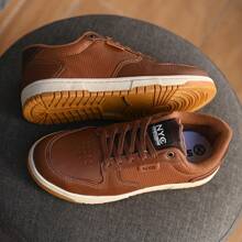 Men Sneakers - Màu nâu Sô-cô-la - Xem 3